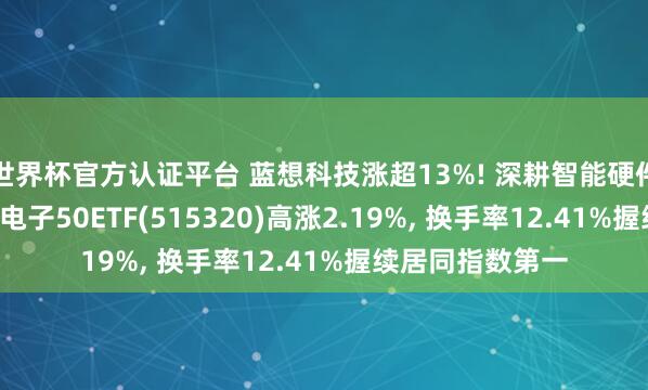 世界杯官方认证平台 蓝想科技涨超13%! 深耕智能硬件霸占产业风口， 电子50ETF(515320)高涨2.19%， 换手率12.41%握续居同指数第一