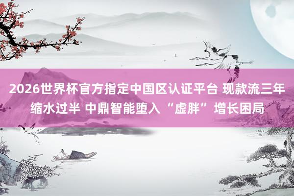 2026世界杯官方指定中国区认证平台 现款流三年缩水过半 中鼎智能堕入 “虚胖” 增长困局