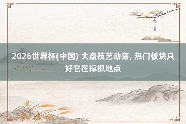 2026世界杯(中国) 大盘技艺动荡， 热门板块只好它在撑抓地点